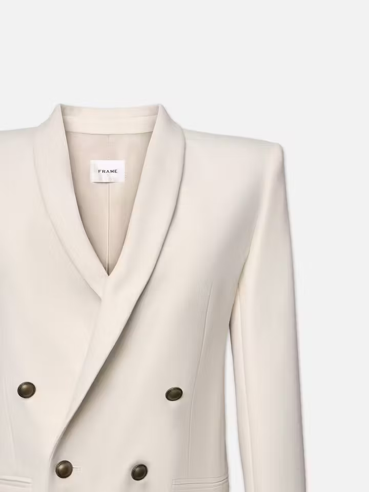 Frame Shawl Collar Blazer