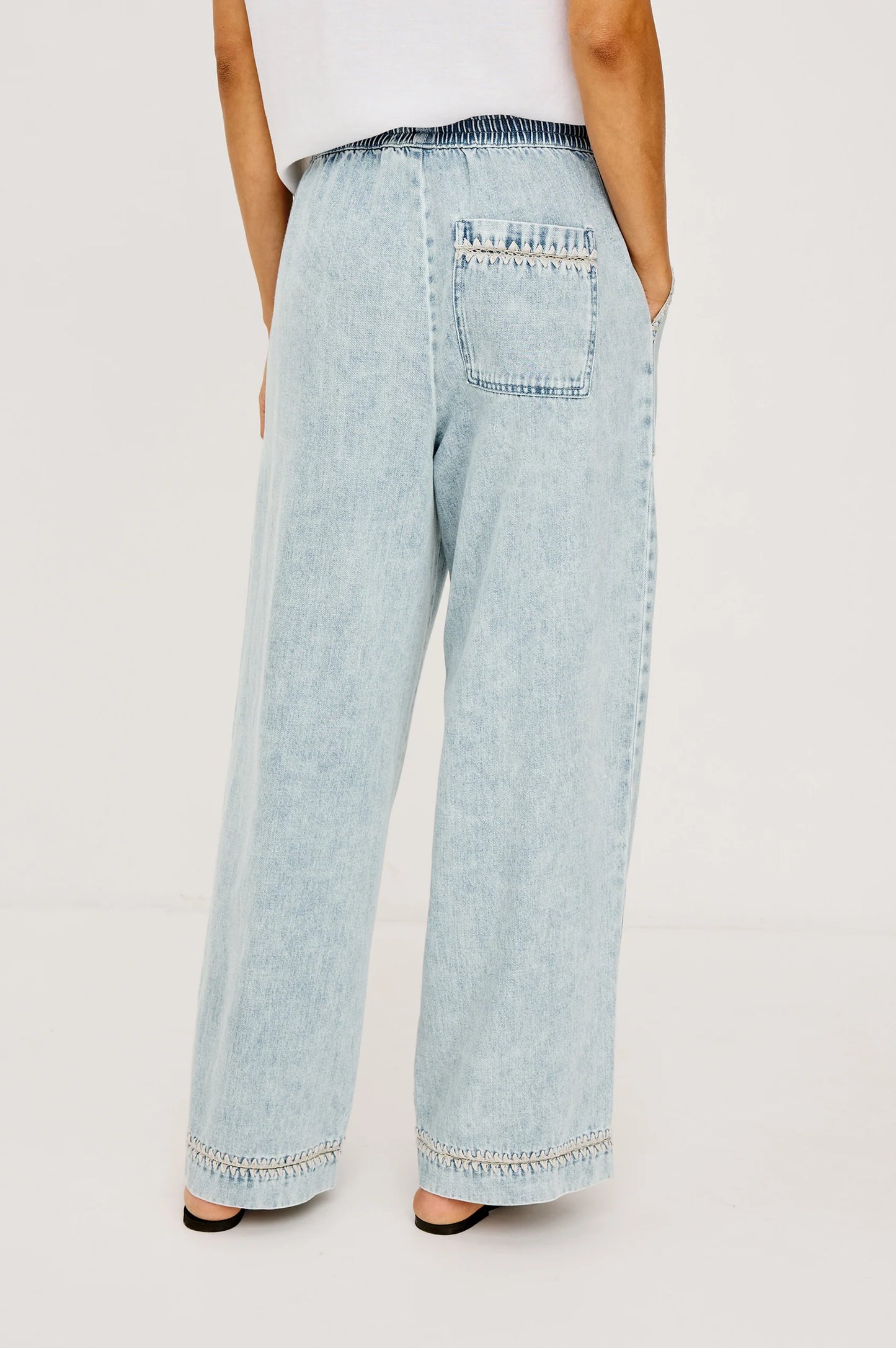 Rails Campo Pant in Indigo Blanket Stitch