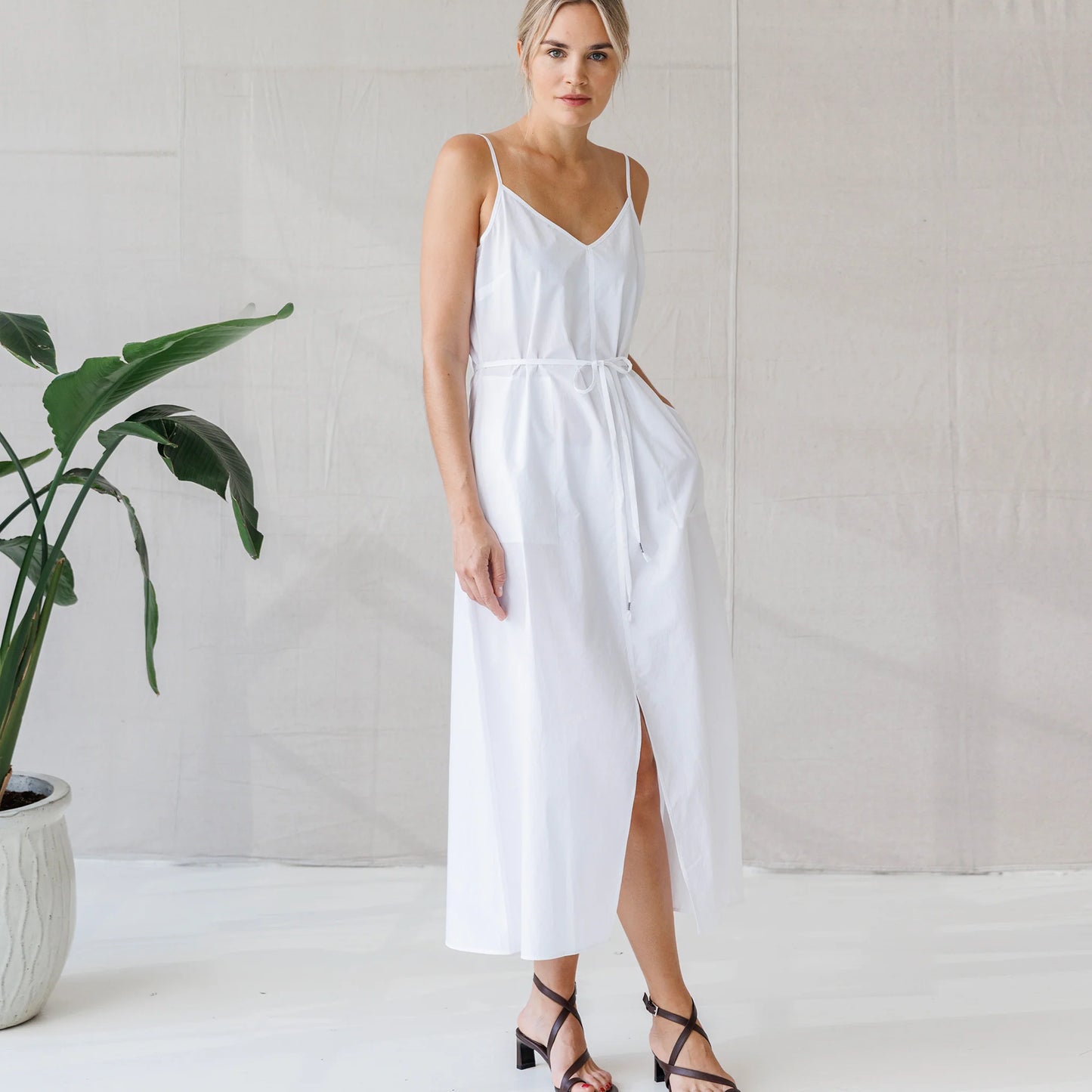 Go Silk Go Cotton Slip Dress
