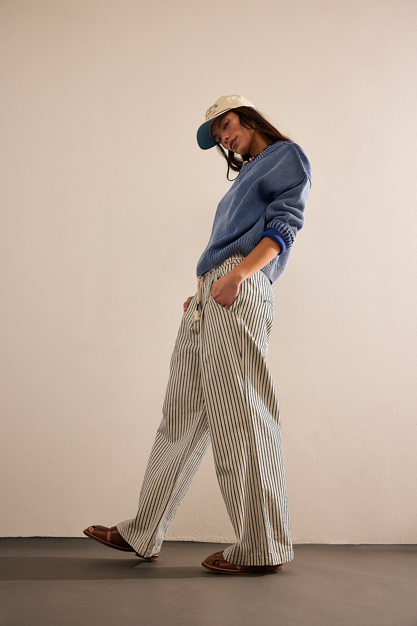 Free People Dakota Cinched Pull On Pants