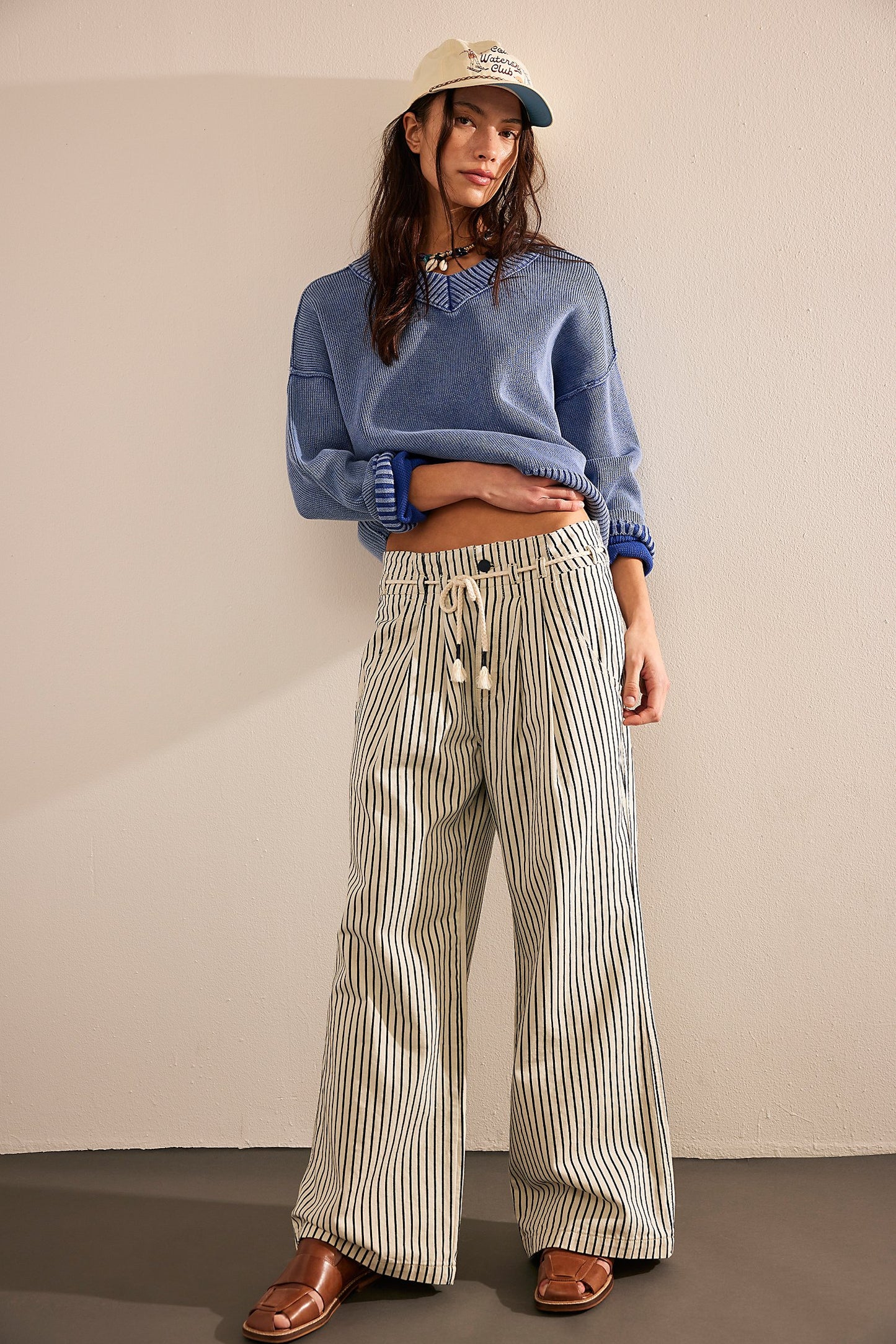 Free People Dakota Cinched Pull On Pants