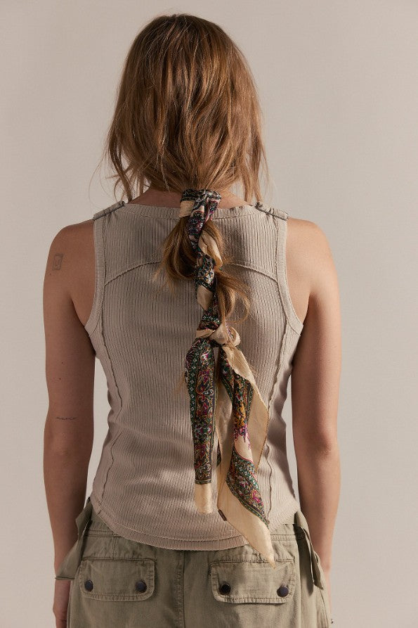 Free People Jamie Buckle Tank in Tea