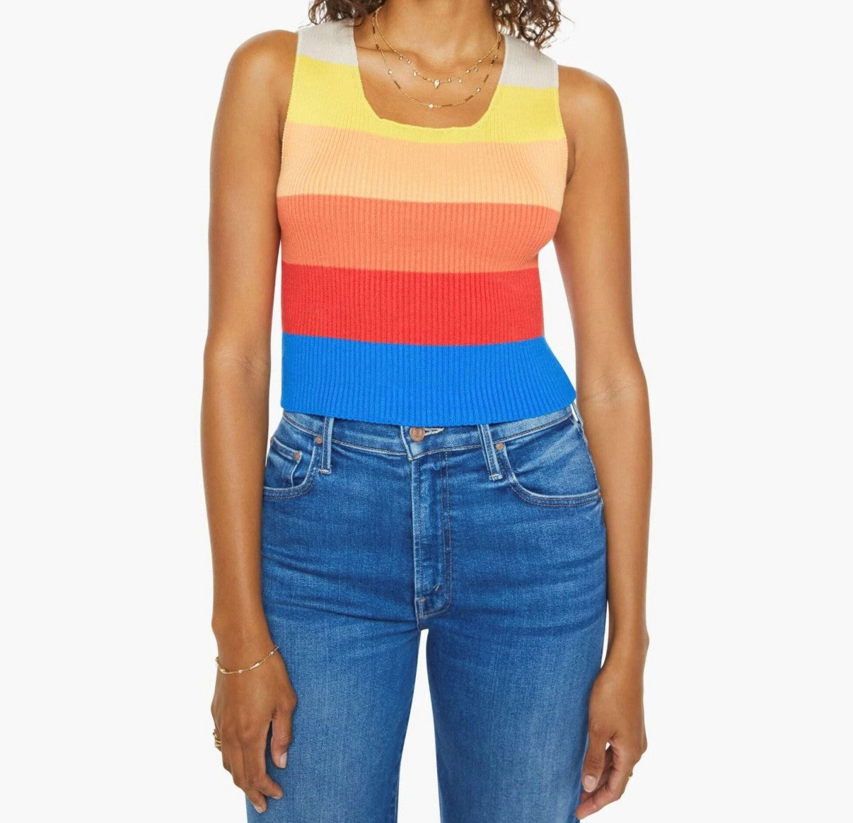 Mother The Round Neck Rib Tank