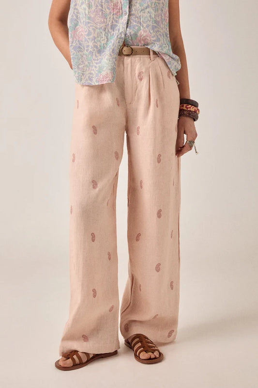 Maison Hotel Otto Pant in Antique Blush