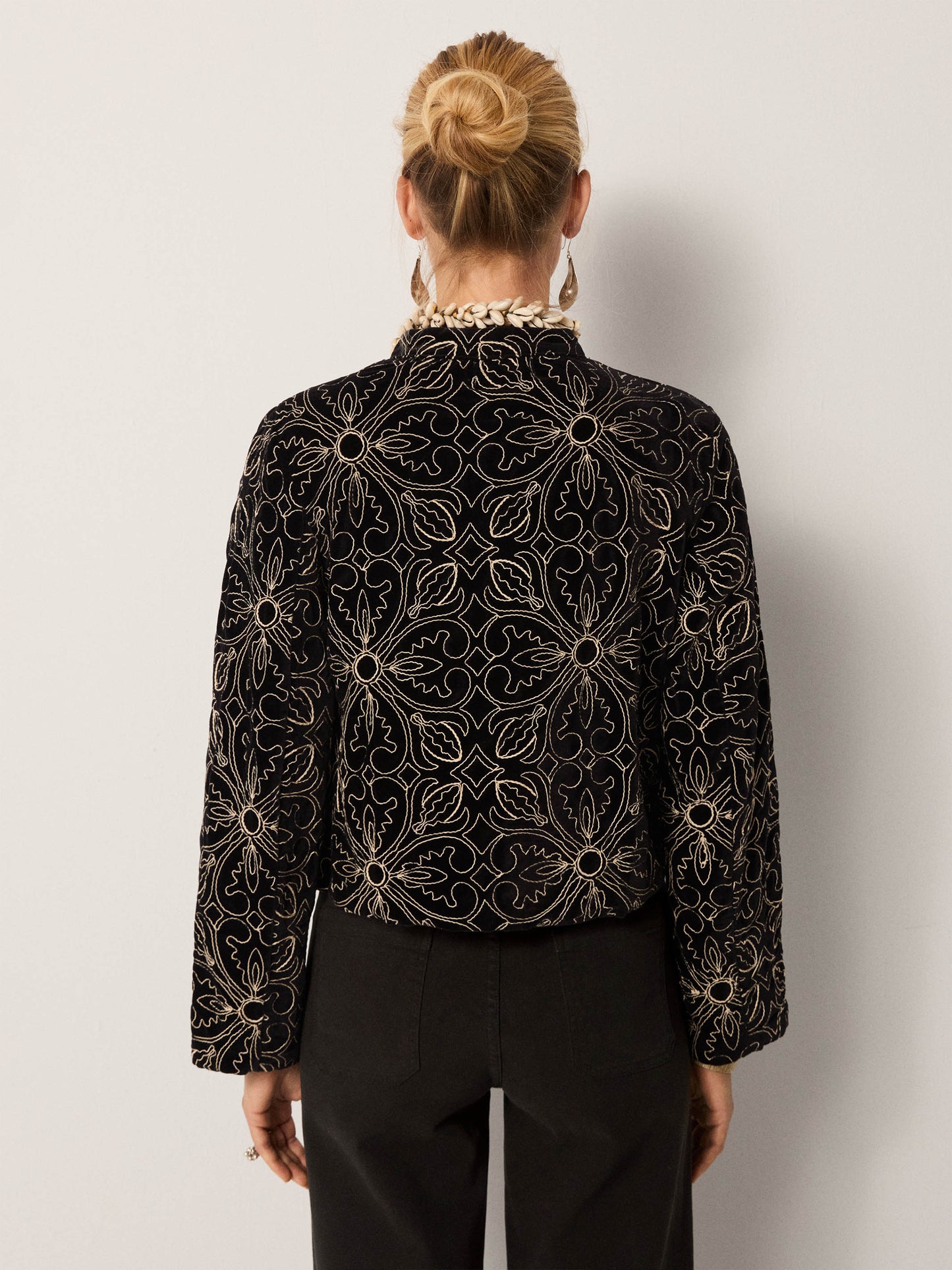 Maison Hotel Odette Jacket in Nero