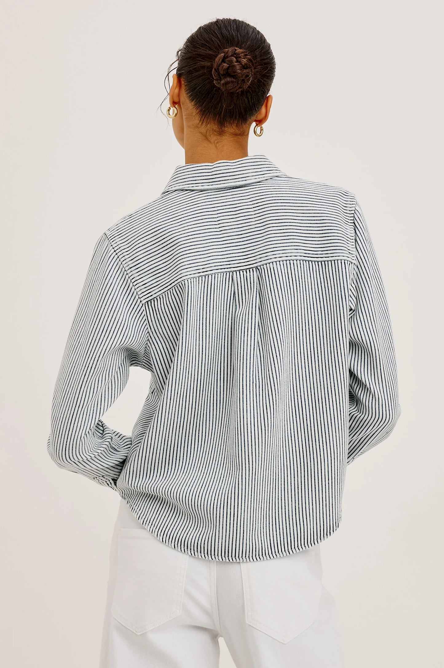 Rails Noa Shirt in Railroad Stripe