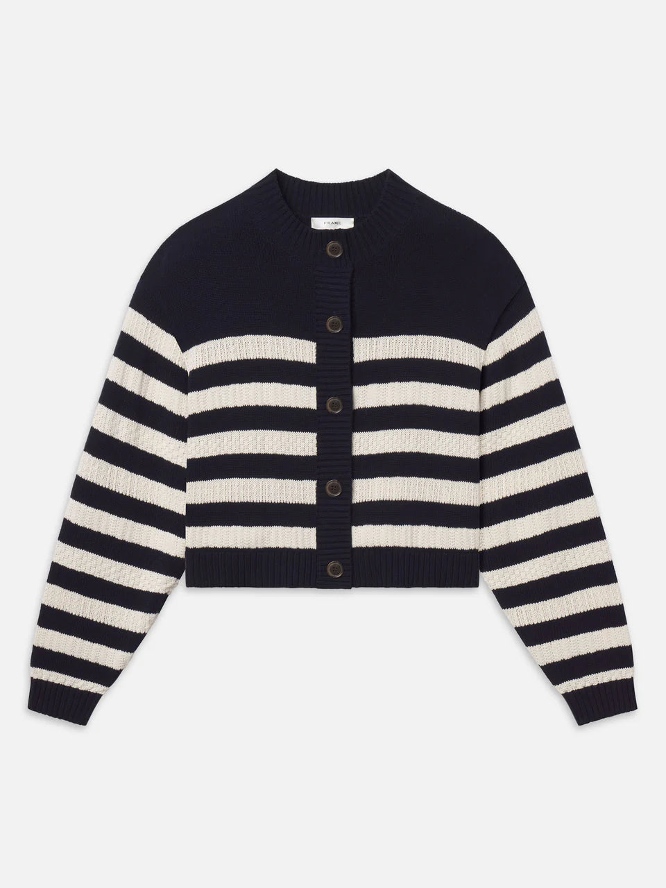Frame The Variation Femme Cardi in Navy Multi