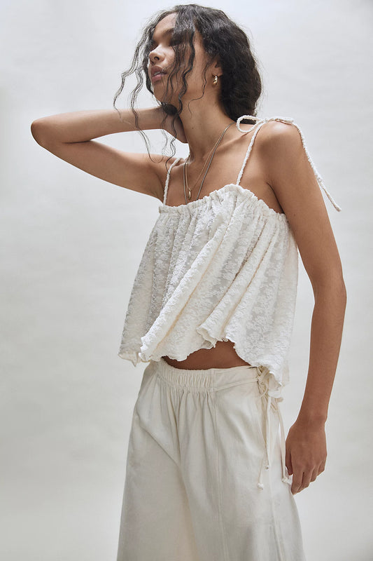 Free People Briana Tank in Sugar Swizzle