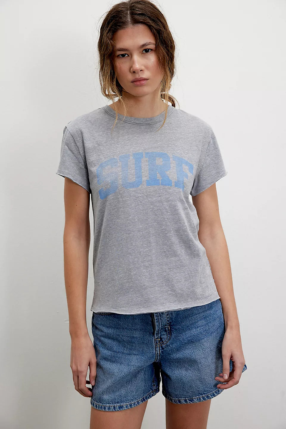 Free People Nina Tee Heather Gray