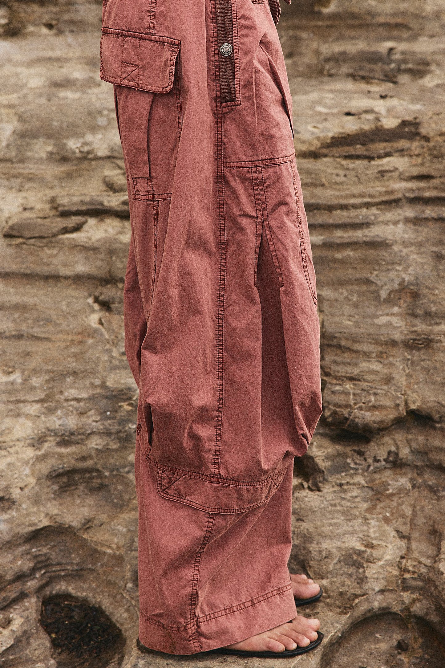 Free People Onset Parachute Pant in Paper Lantern
