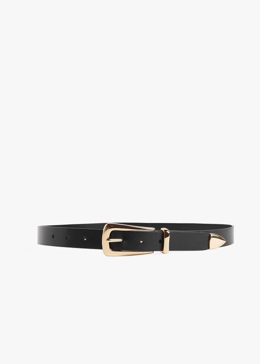 Favorite Daughter The Statement Belt Black Gold