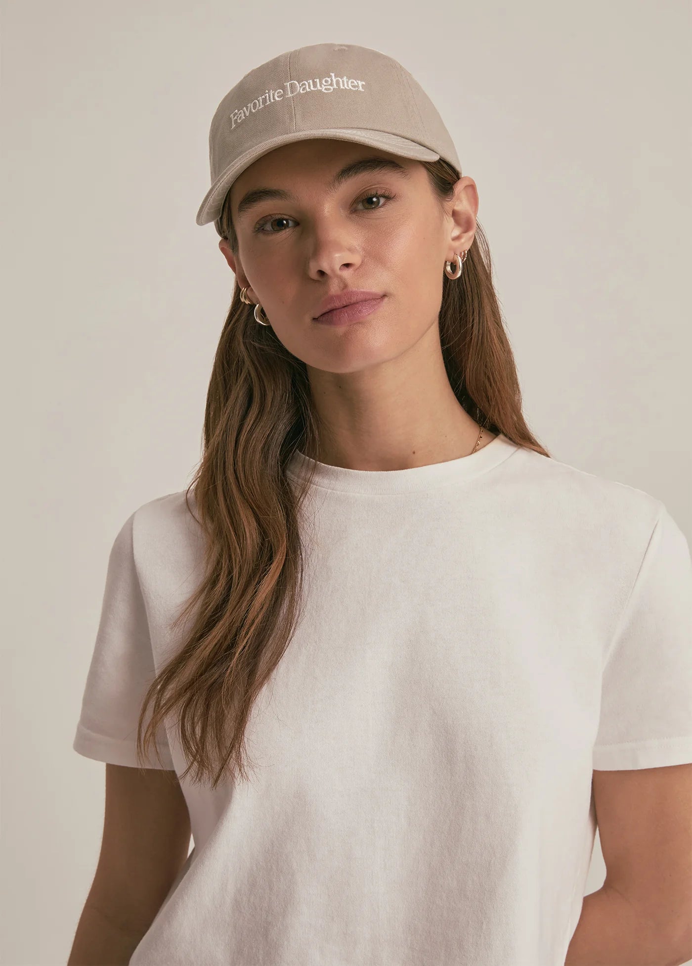 Favorite Daughter Baseball Hat Taupe