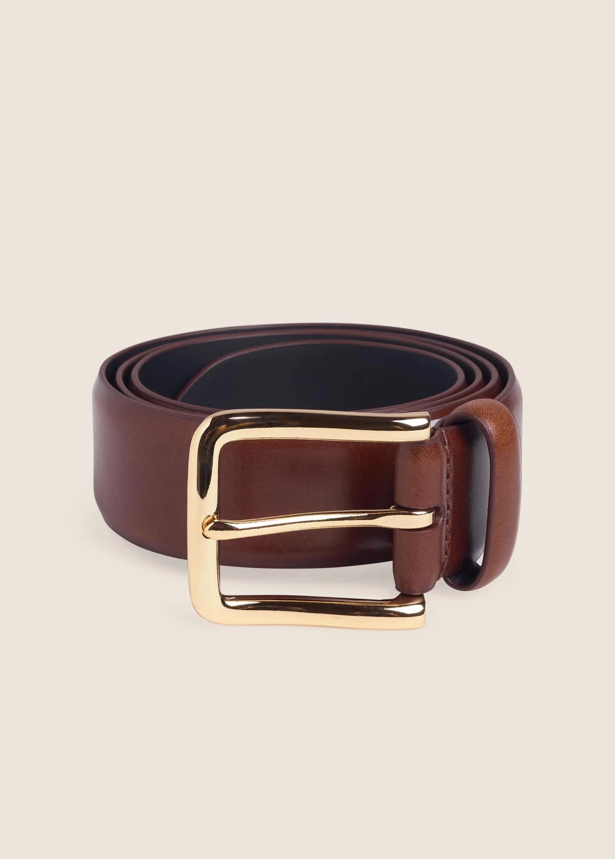 Favorite Daughter Heritage Belt in Cognac/Brass