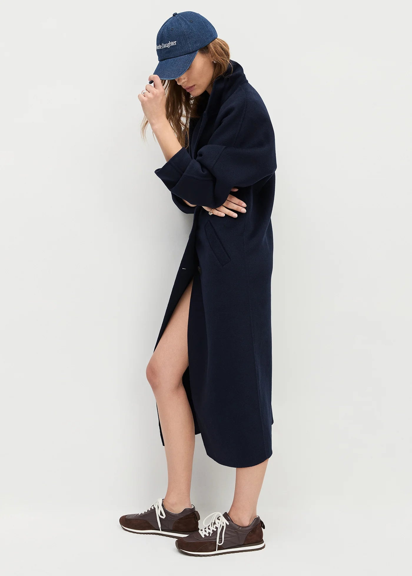 Favorite Daughter Logo Denim BB Cap