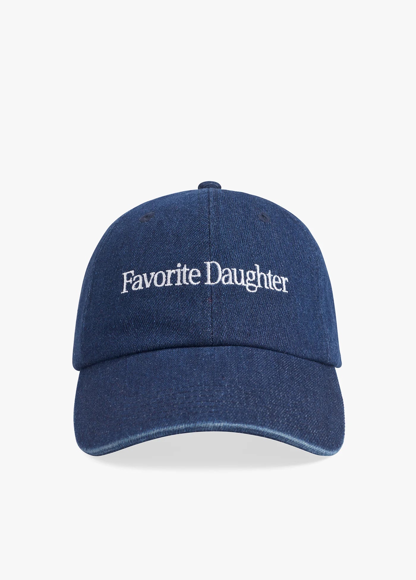 Favorite Daughter Logo Denim BB Cap