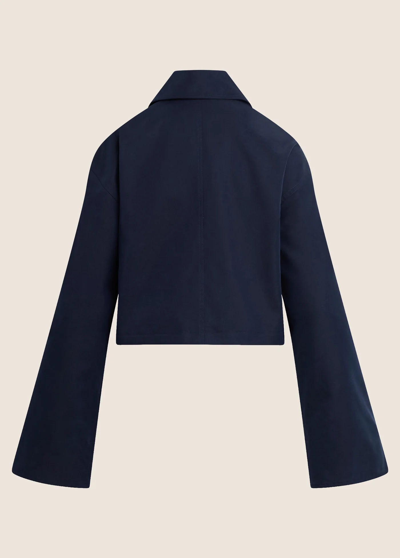 Favorite Daughter Rue Cropped Trench in Navy