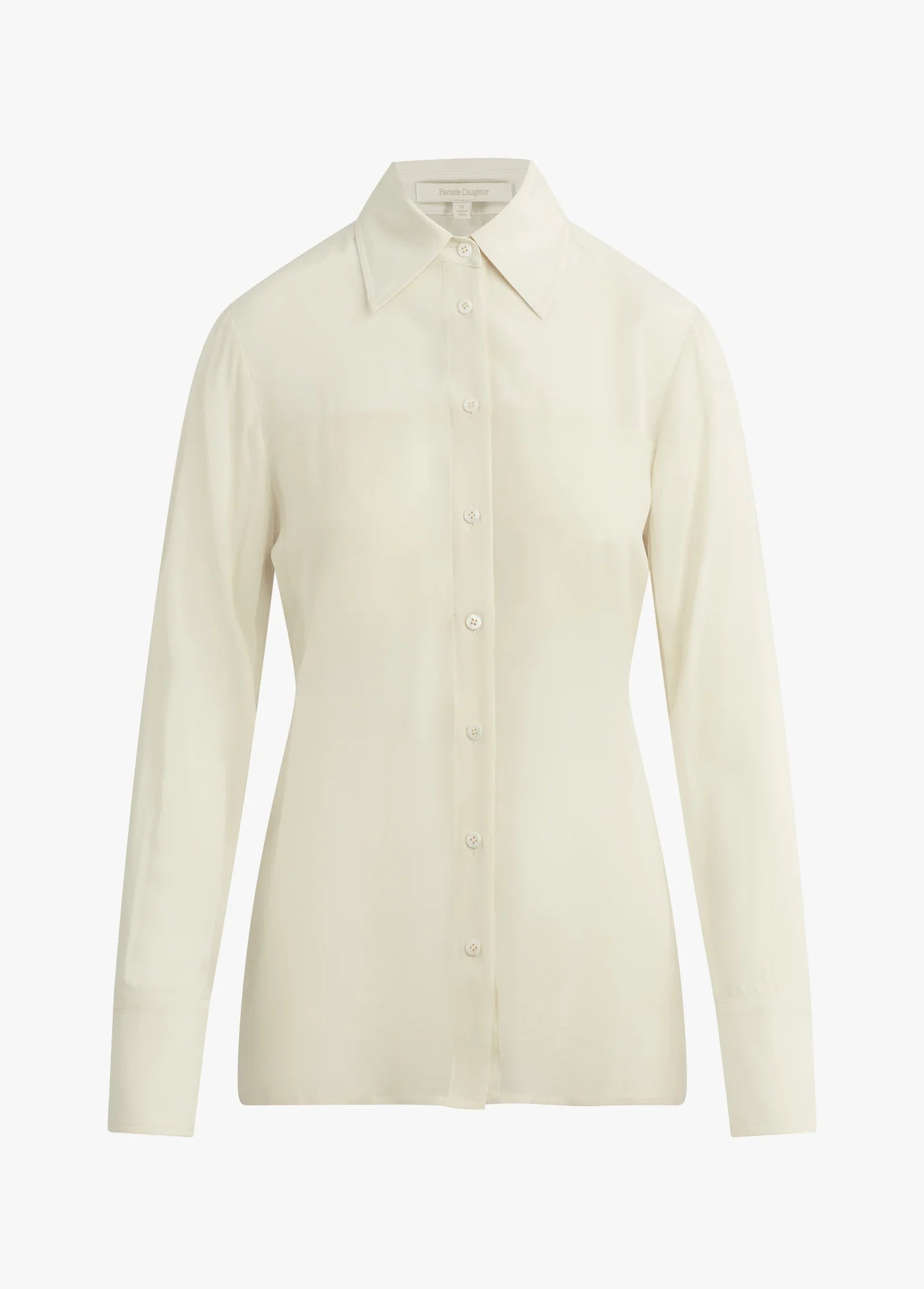 Favorite Daughter Sheer Sophisticated Ivory Top
