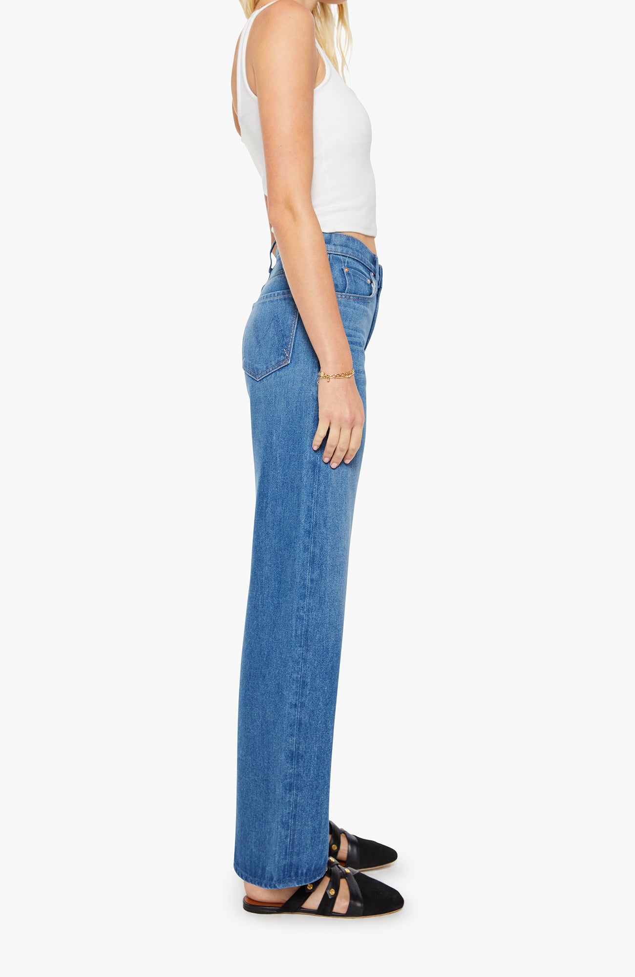 Mother Mid Rise Lasso Sneak in Breaking New Ground