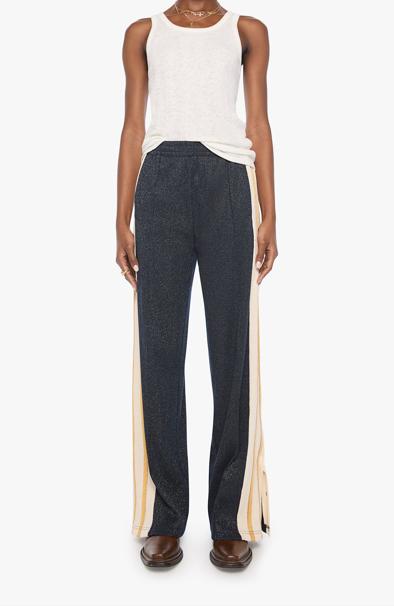 Mother Resealable Personal Best Sneak in Navy Cream