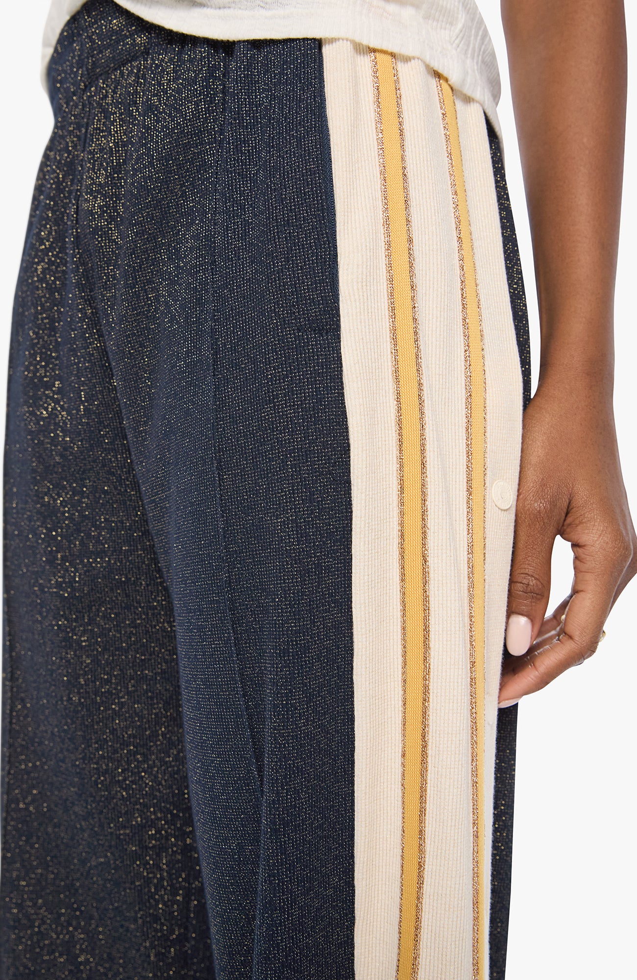 Mother Resealable Personal Best Sneak in Navy Cream