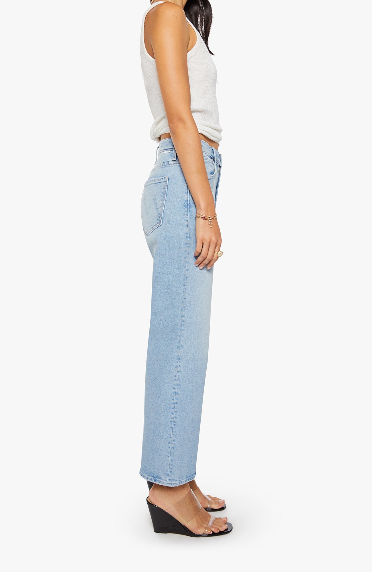 Mother Dodger Ankle Jean in Fringe Benefits