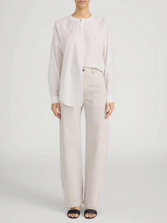 Frame The Bow Cargo Jean in Flax