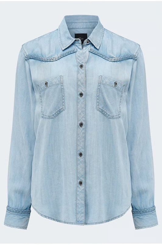 Rails Stasi Button Down Medium Cloud Wash
