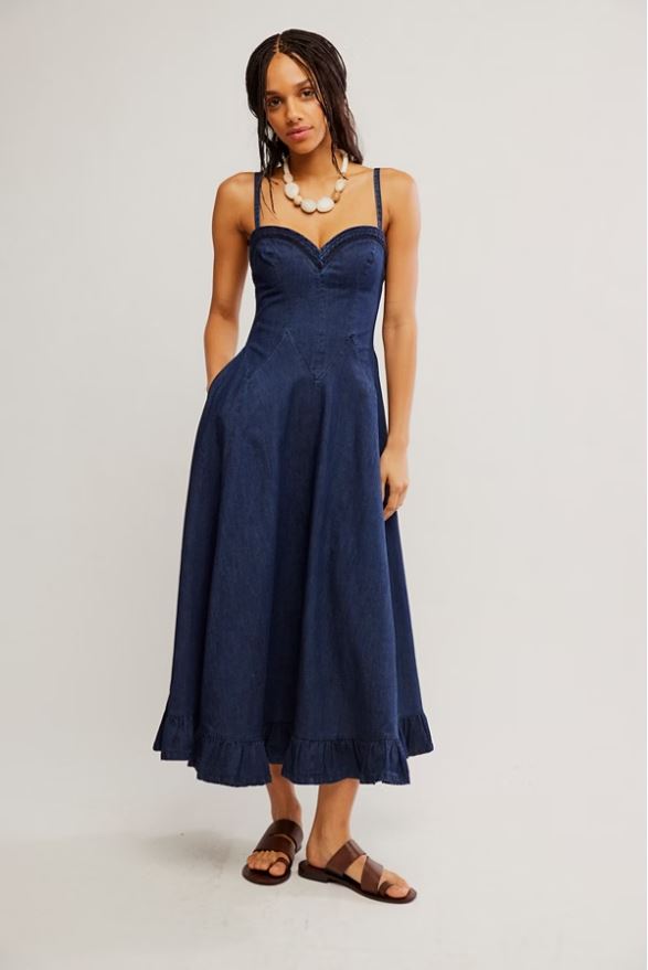 Free People Another Season Midi in Rinse