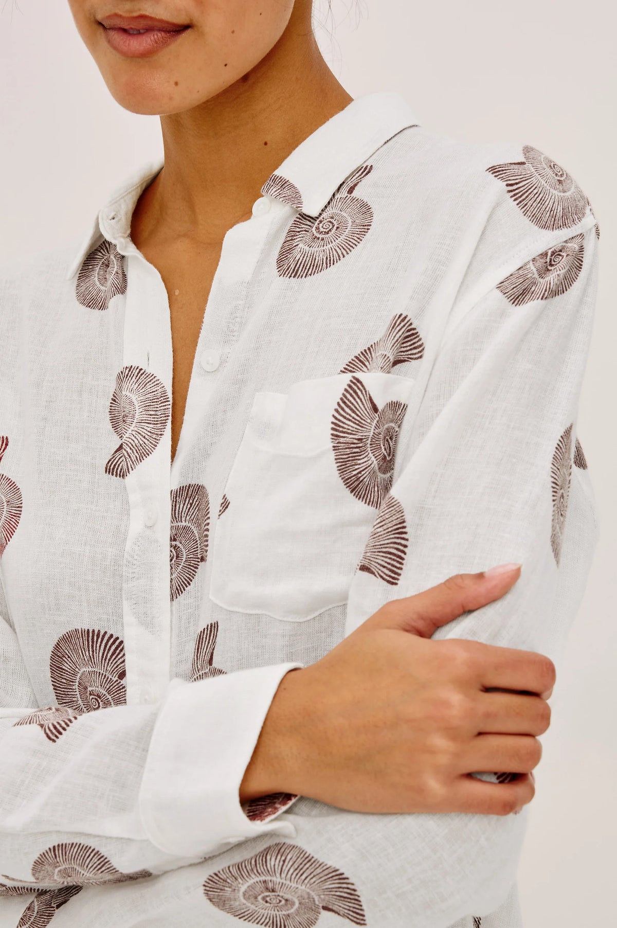 Rails Charli Shirt in Spiral Shells
