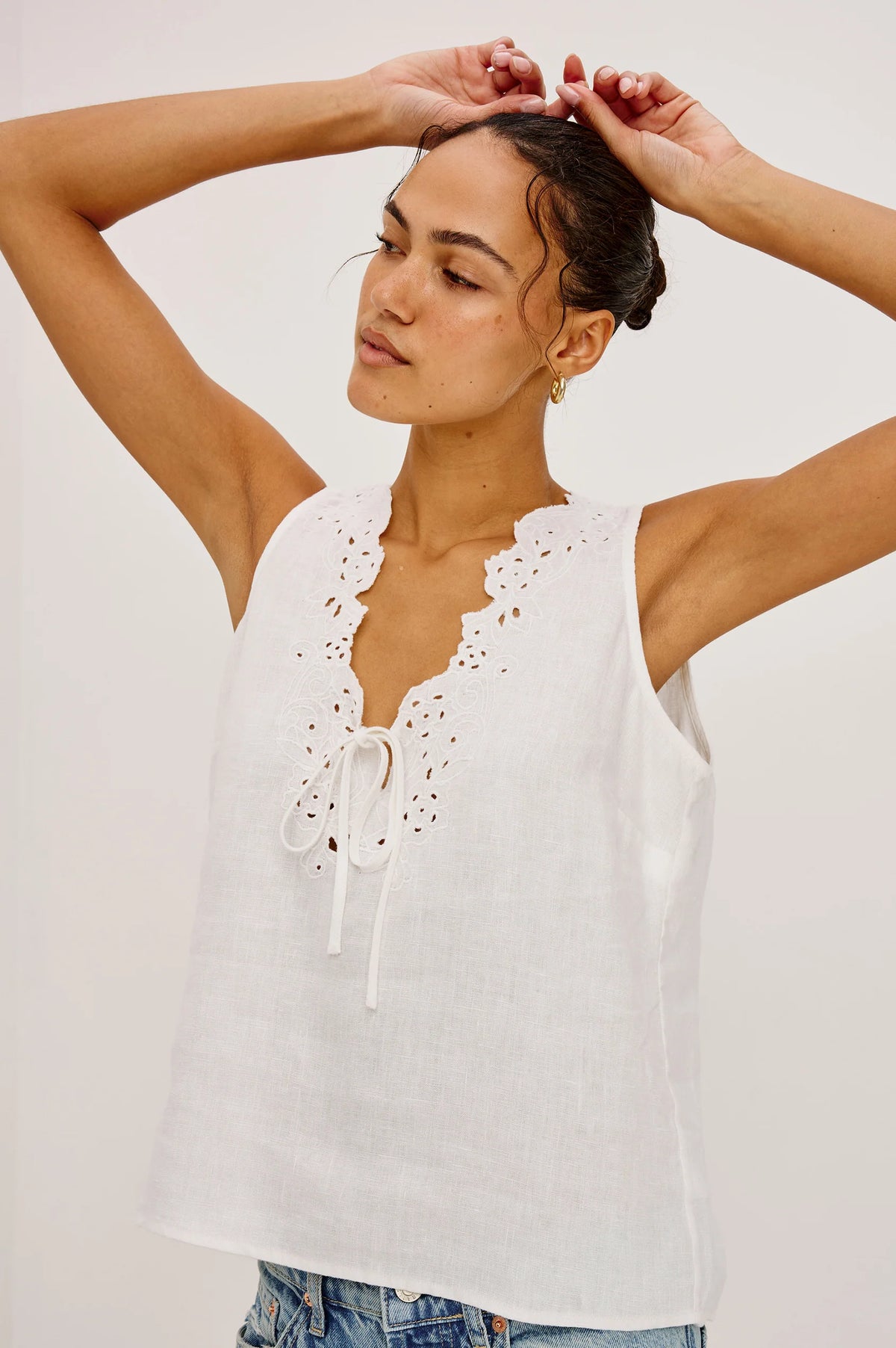 Rails Cornelia Top in White
