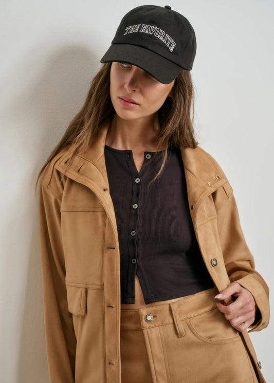 Favorite Daughter Baseball Cap in Black
