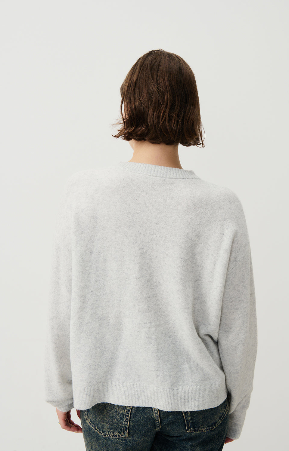 American Vintage Cardigan in Heather Grey