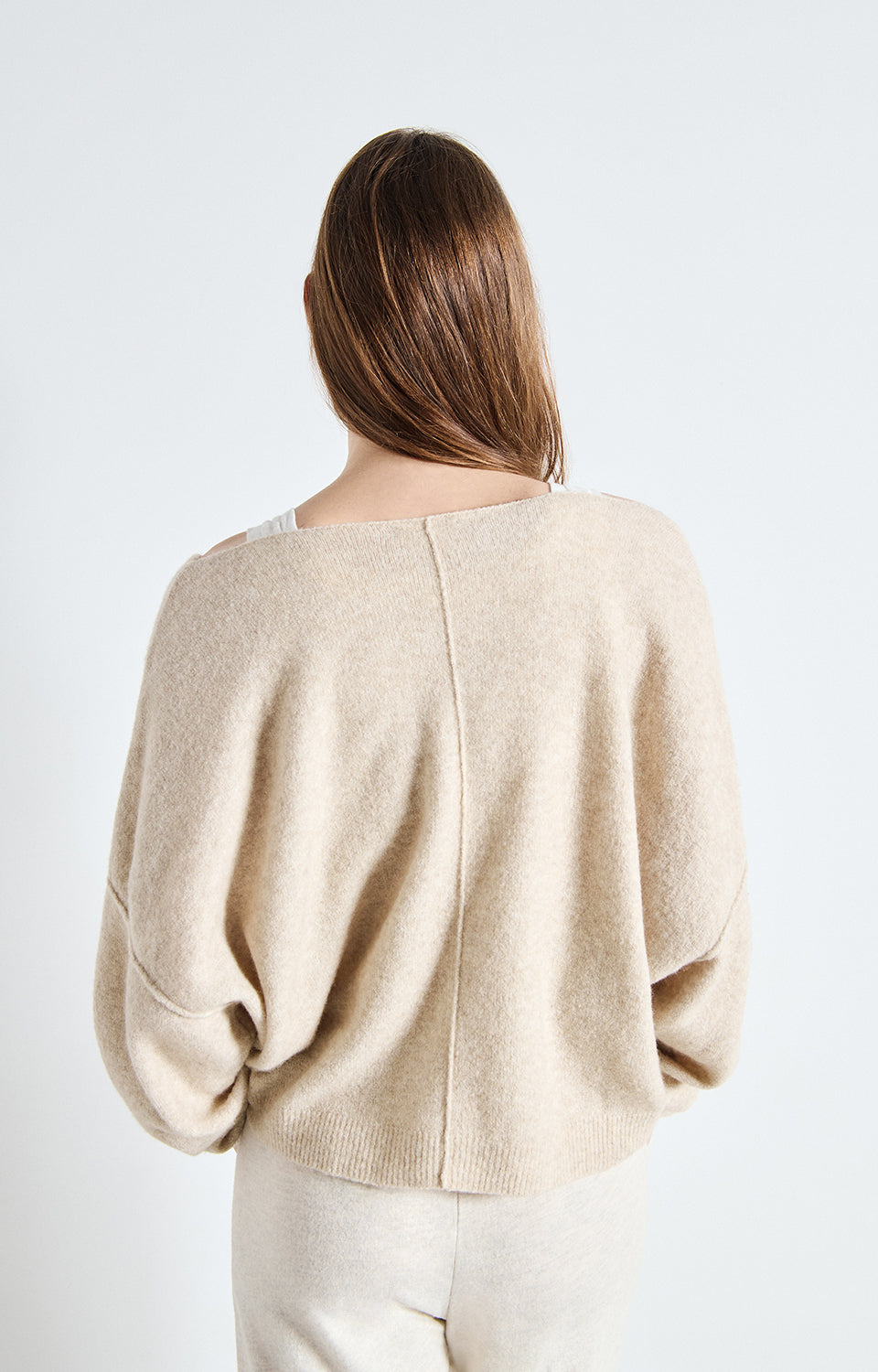 American Vintage Pullover in Sand Melange