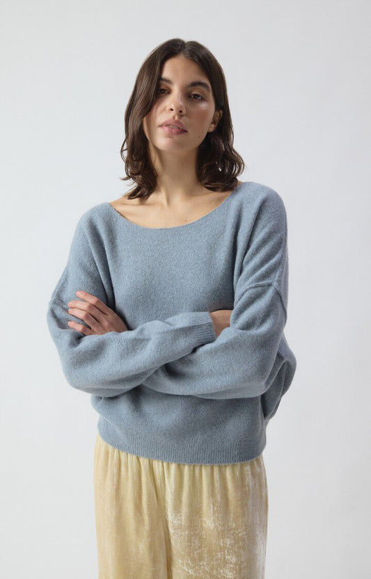 American Vintage Pullover in Storm Melange