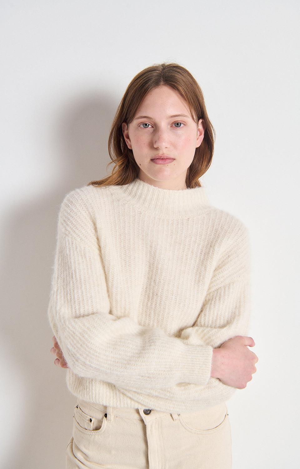 American Vintage Pullover in Mother Of Pearl