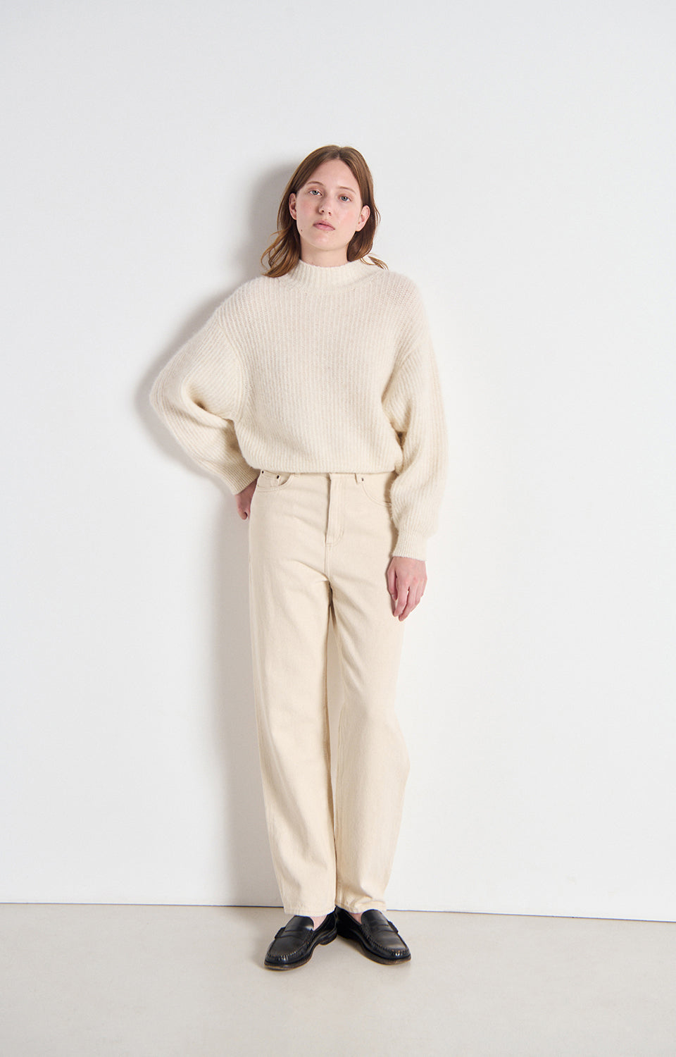 American Vintage Pullover in Mother Of Pearl