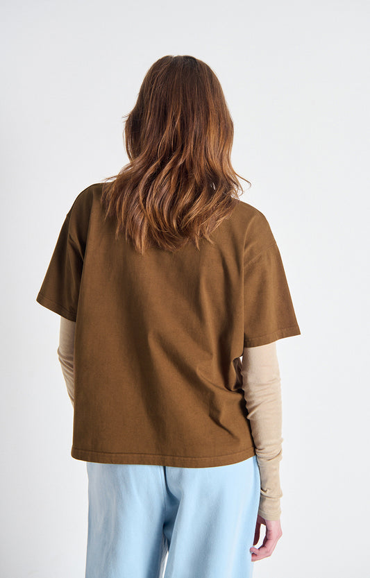 American Vintage Tee in Vintage Chestnut