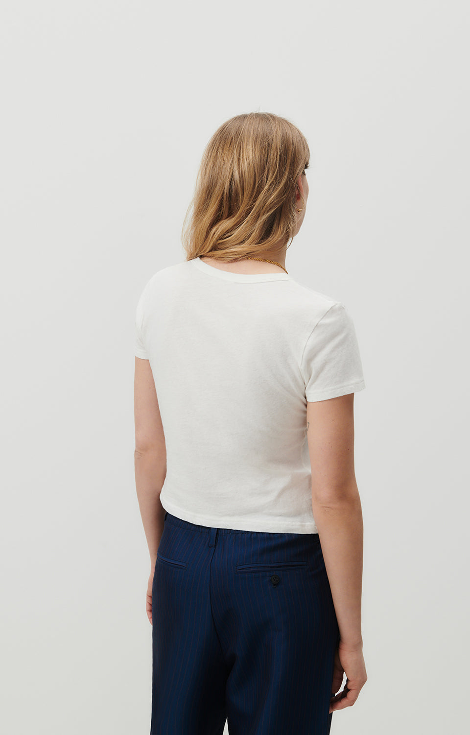 American Vintage T-Shirt Blanc/WhiteGAMI02B