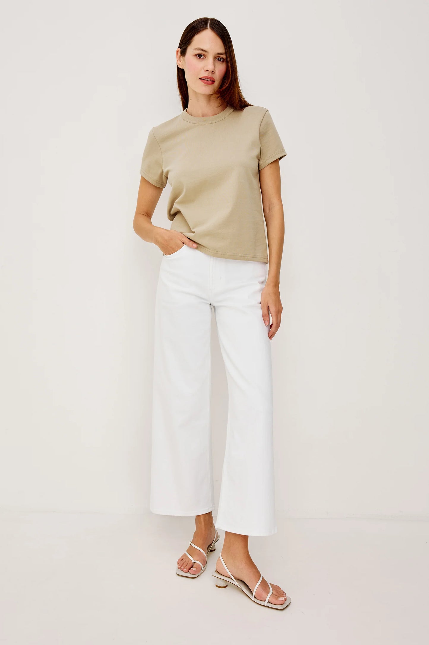 Rails Girlfriend Tee in Dune