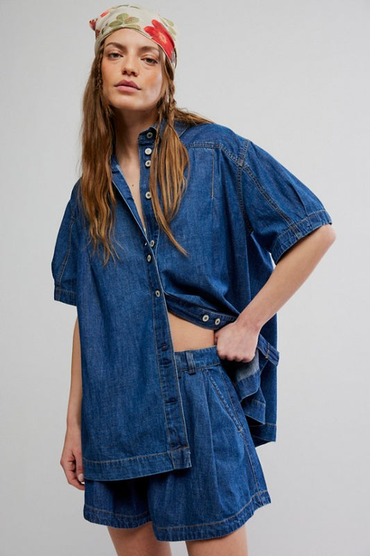 Free People Griselda Set in Sea Dream