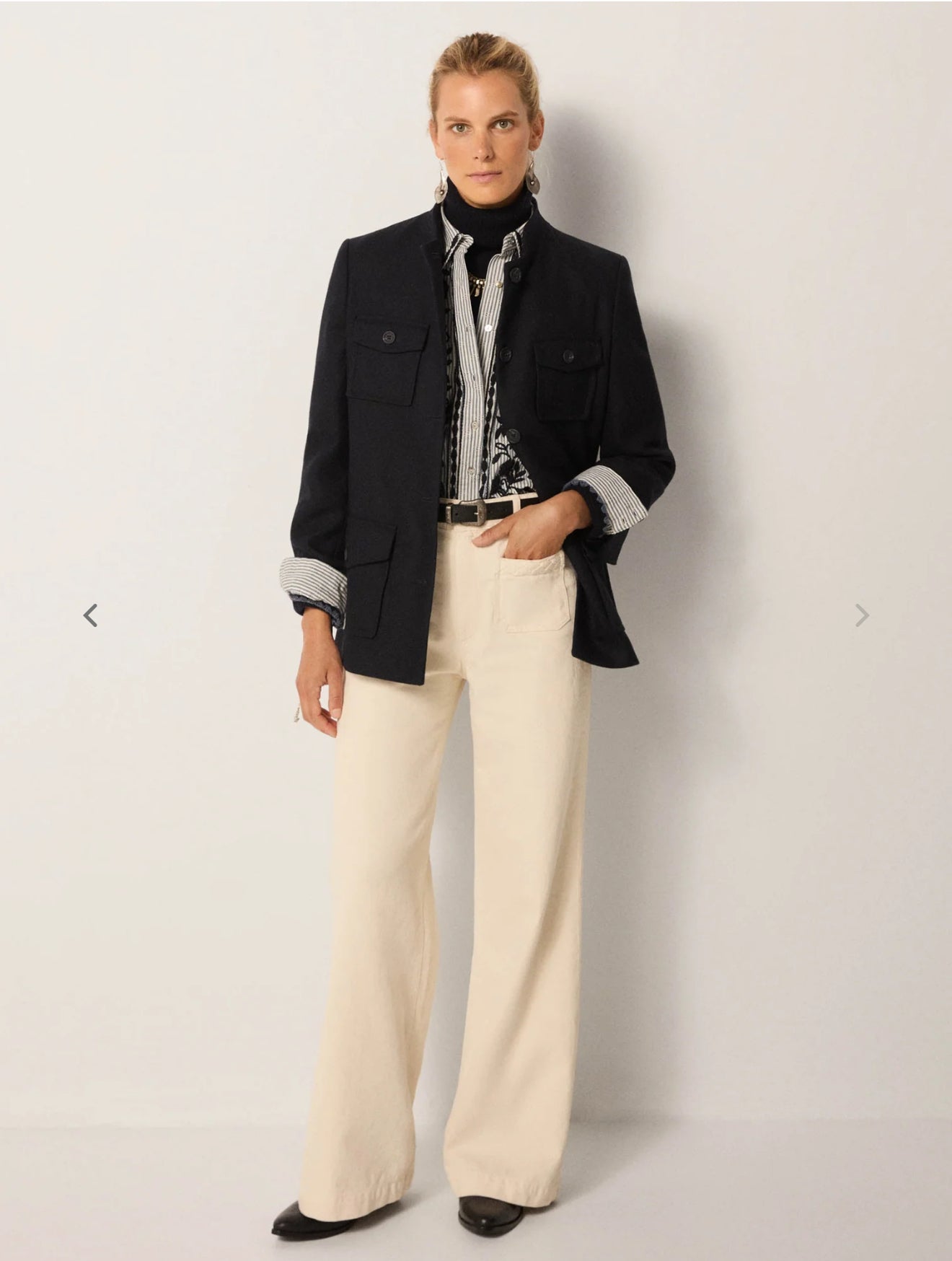 MAISON HOTEL Hamlet Pant in Maxton Ecru