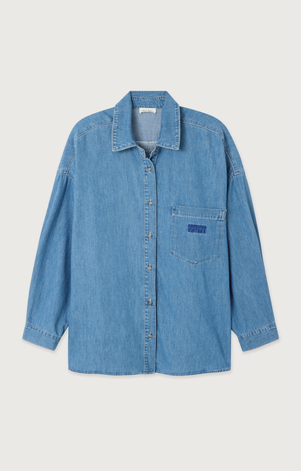 American Vintage Shirts in Medium Blue