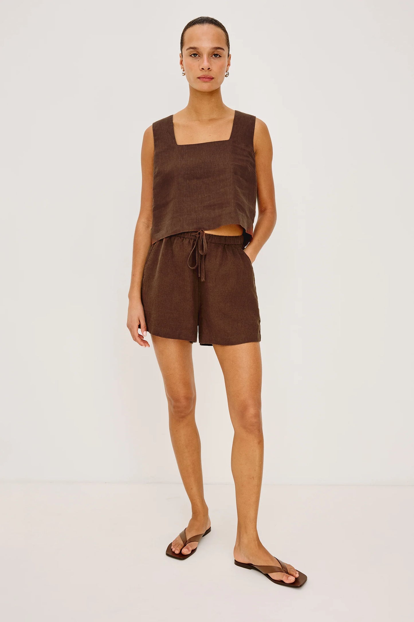Rails Jenner Short in Espresso
