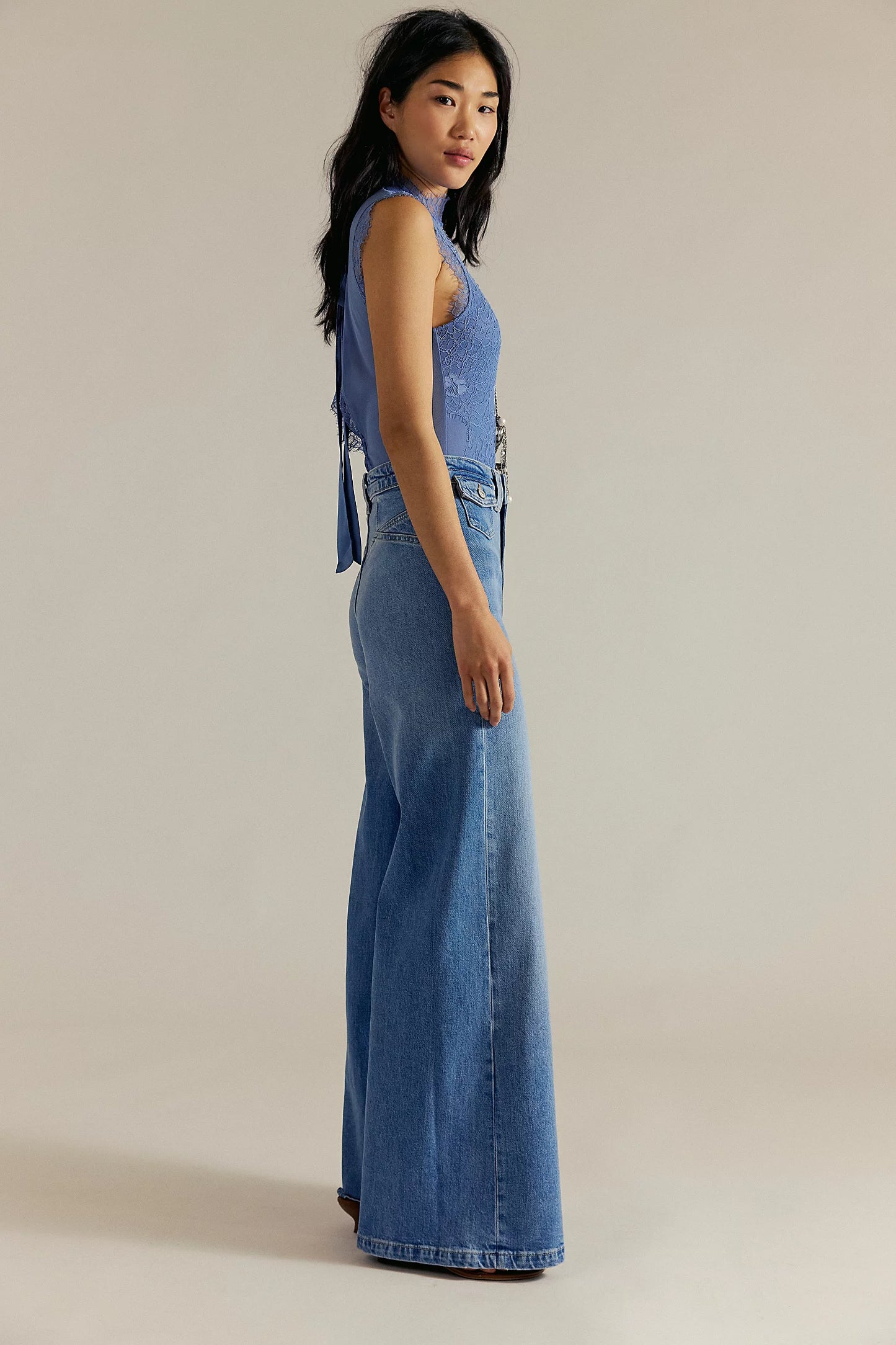 Free People Kellee High Rise Palazzo