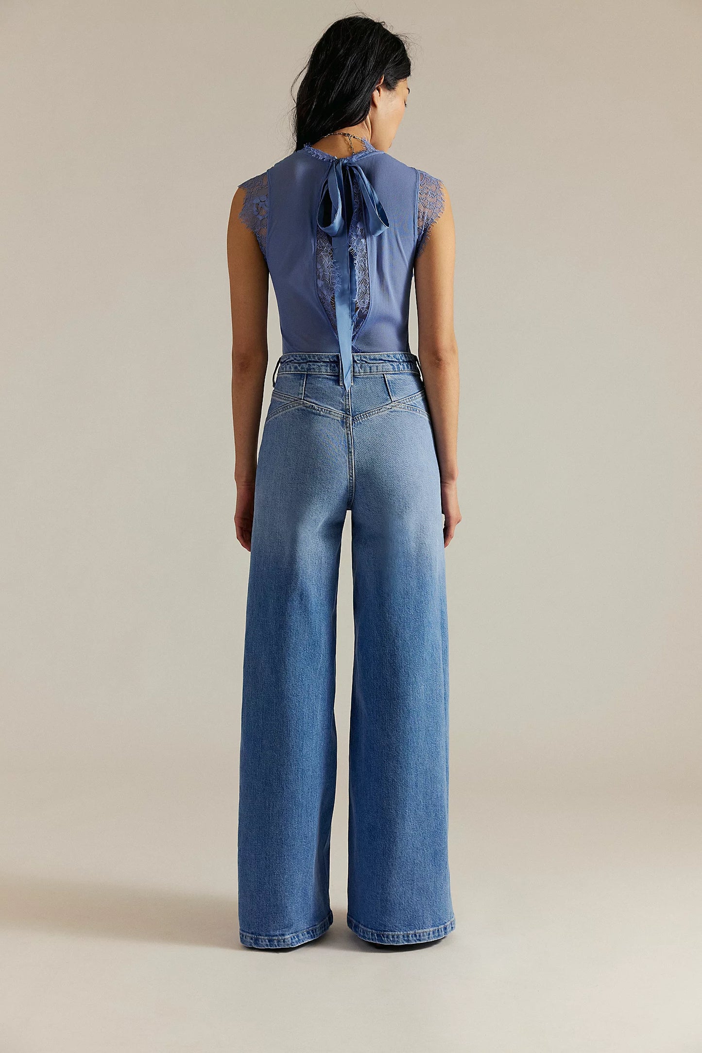 Free People Kellee High Rise Palazzo