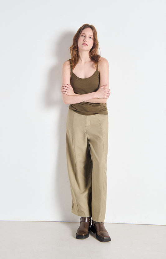 American Vintage Pants in Oak Tree