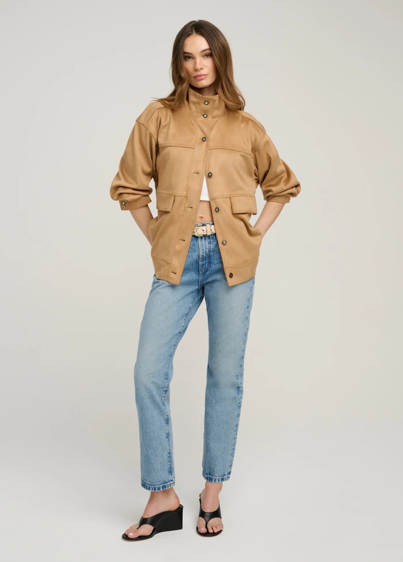 Favorite Daughter Margot Jacket in Camel