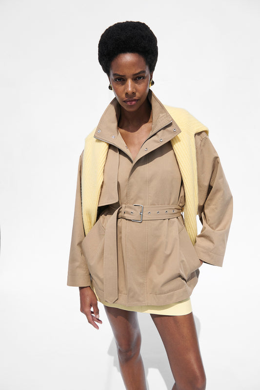 Frame Short Field Trench in Khaki
