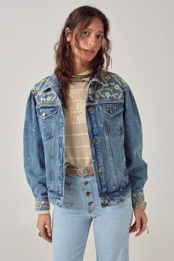 Maison Hotel Loretta Jacket in Blue Haze
