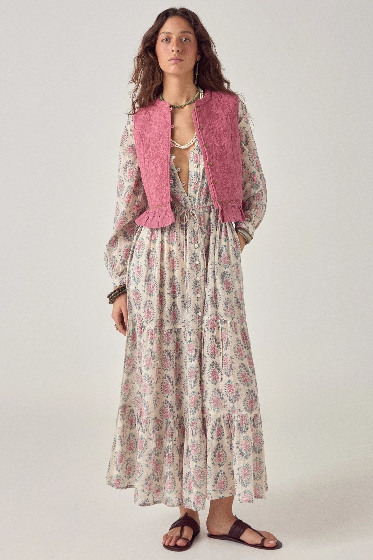Maison Hotel Mia Vest in Punk Pink